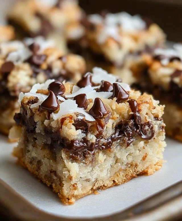 Almond Joy Cookie Bars