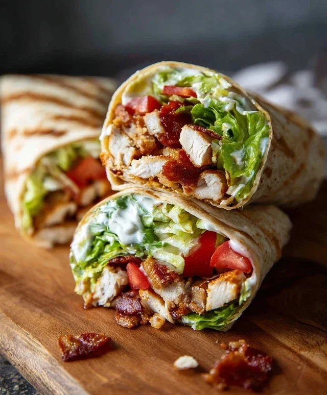 Crispy Chicken Beef Beef Bacon Ranch Wrap
