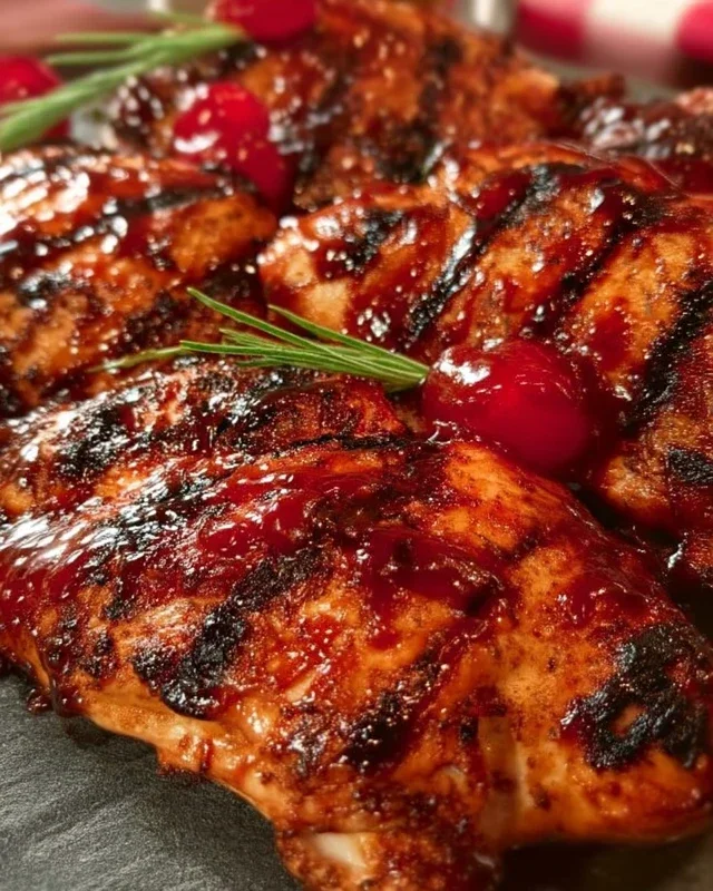 Cherry Dr. Pepper Grilled Chicken