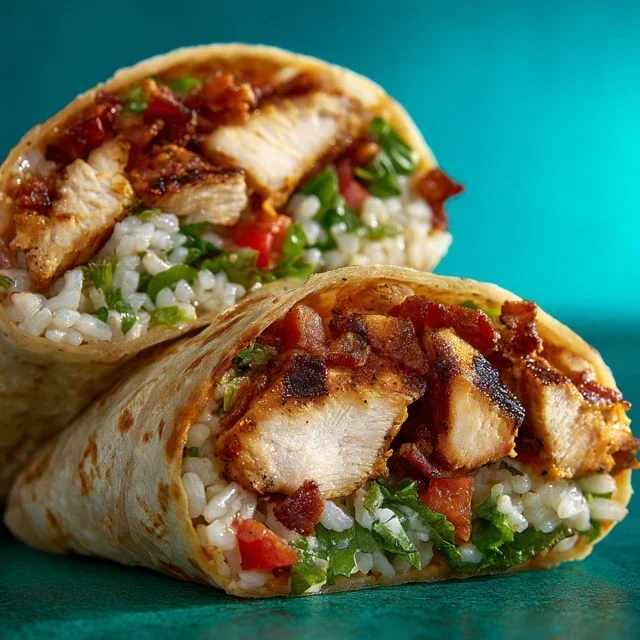 Chipotle Ranch Grilled Chicken Burrito