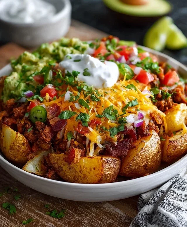 Loaded Potato Taco Bowl