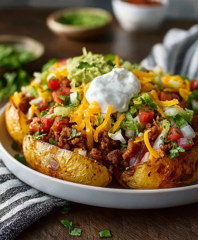 Loaded Potato Taco Bowl