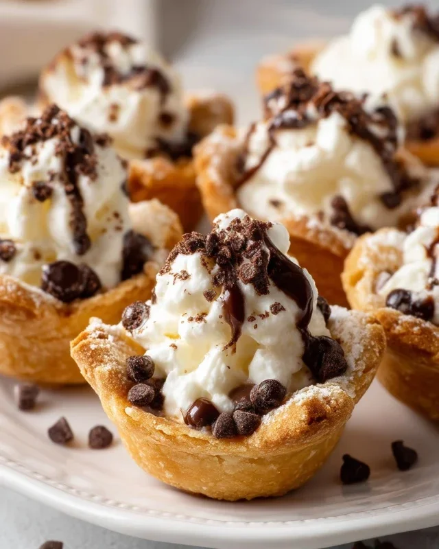 Mini Cannoli Cups