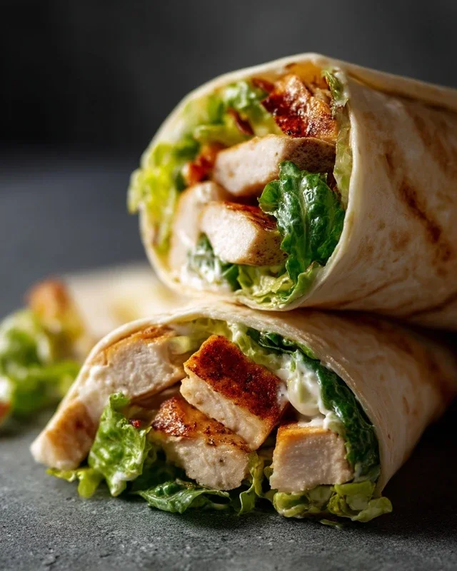 Chicken Caesar Wraps
