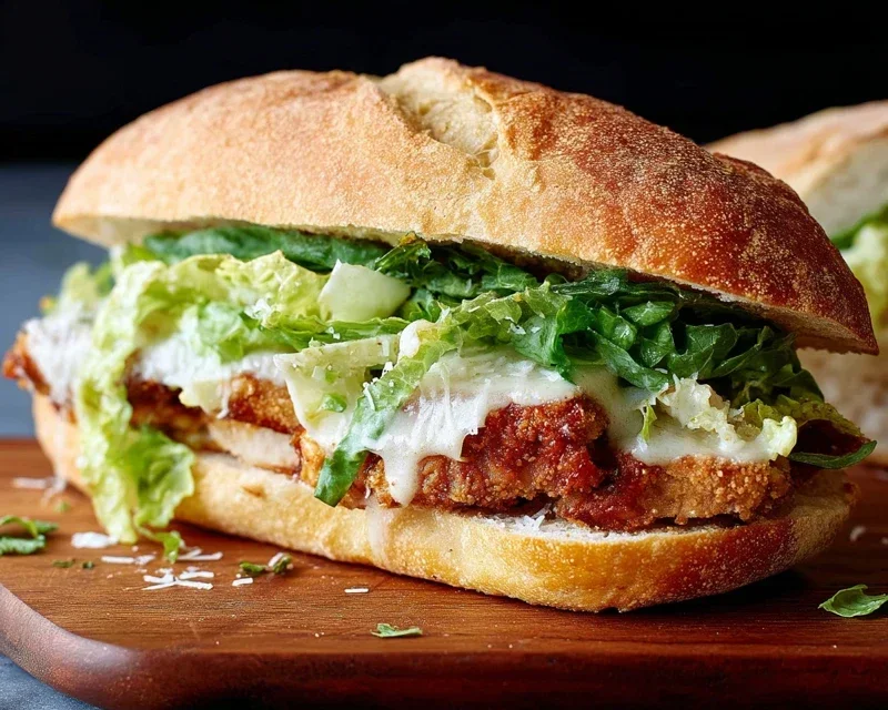 Crispy Chicken Caesar Sandwich