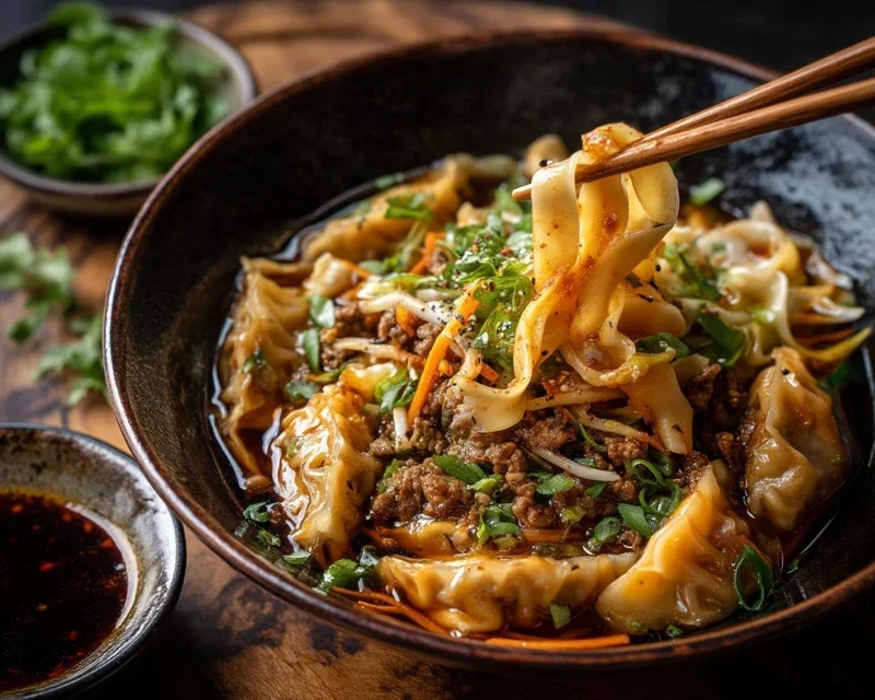 Potsticker Noodle Bowl