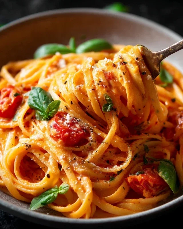 Easy One Pot Creamy Tomato Pasta