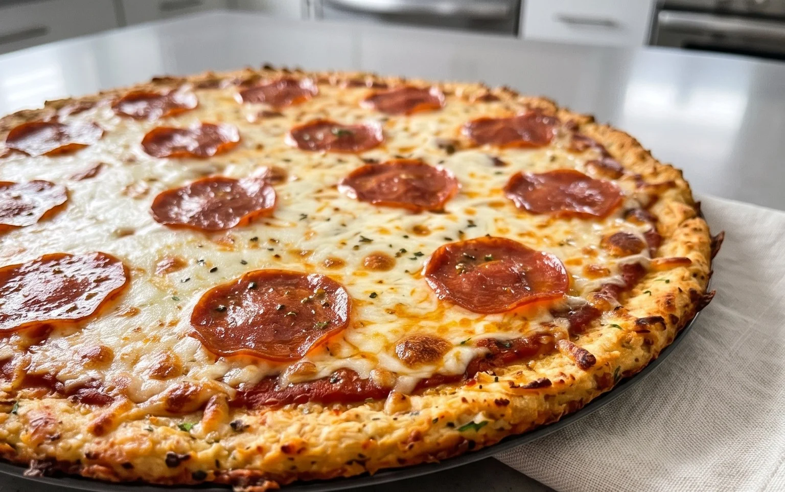 Chicken Crust Pizza (Low Carb + High Protein