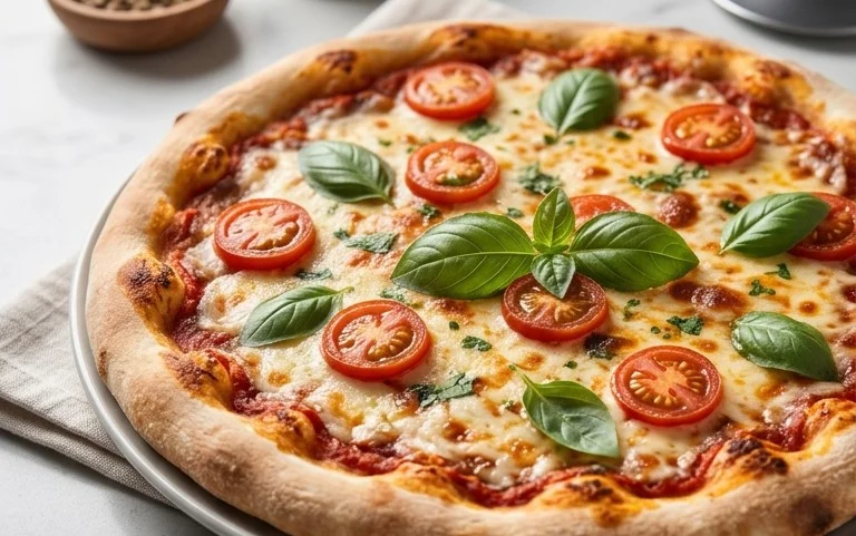 An excellent No Yeast Pizza Dough - quick easy homemade pizza!