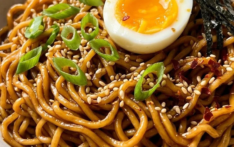 Easy Saucy Ramen Noodles
