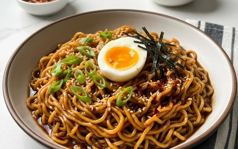 Easy Saucy Ramen Noodles