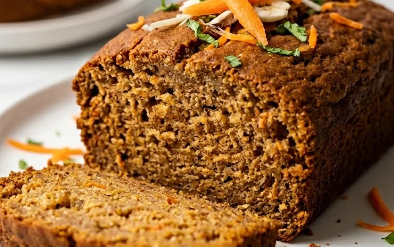 Dairy Free Carrot Cake Banana Bread