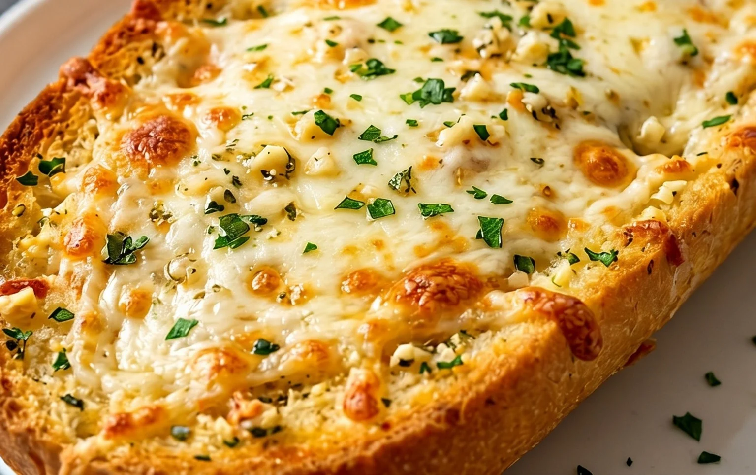 BEST CHEESY GARLIC BREAD RECIPE