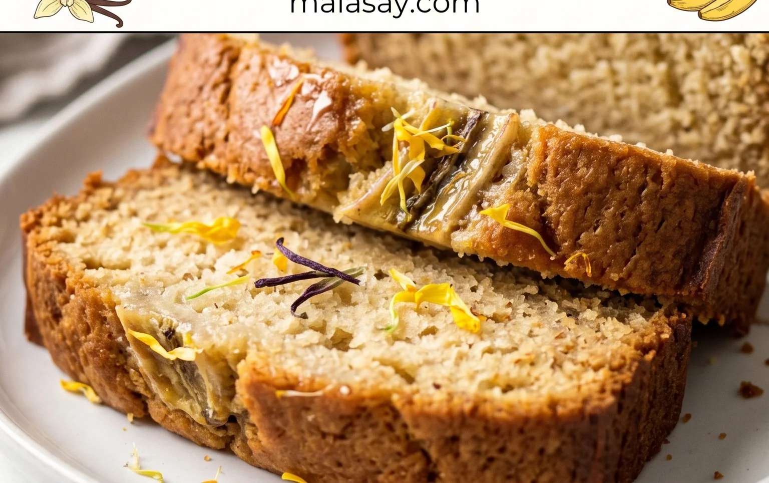 The BEST Honey Vanilla Banana Bread ~ Soft & Fluffy, Easy Recipe