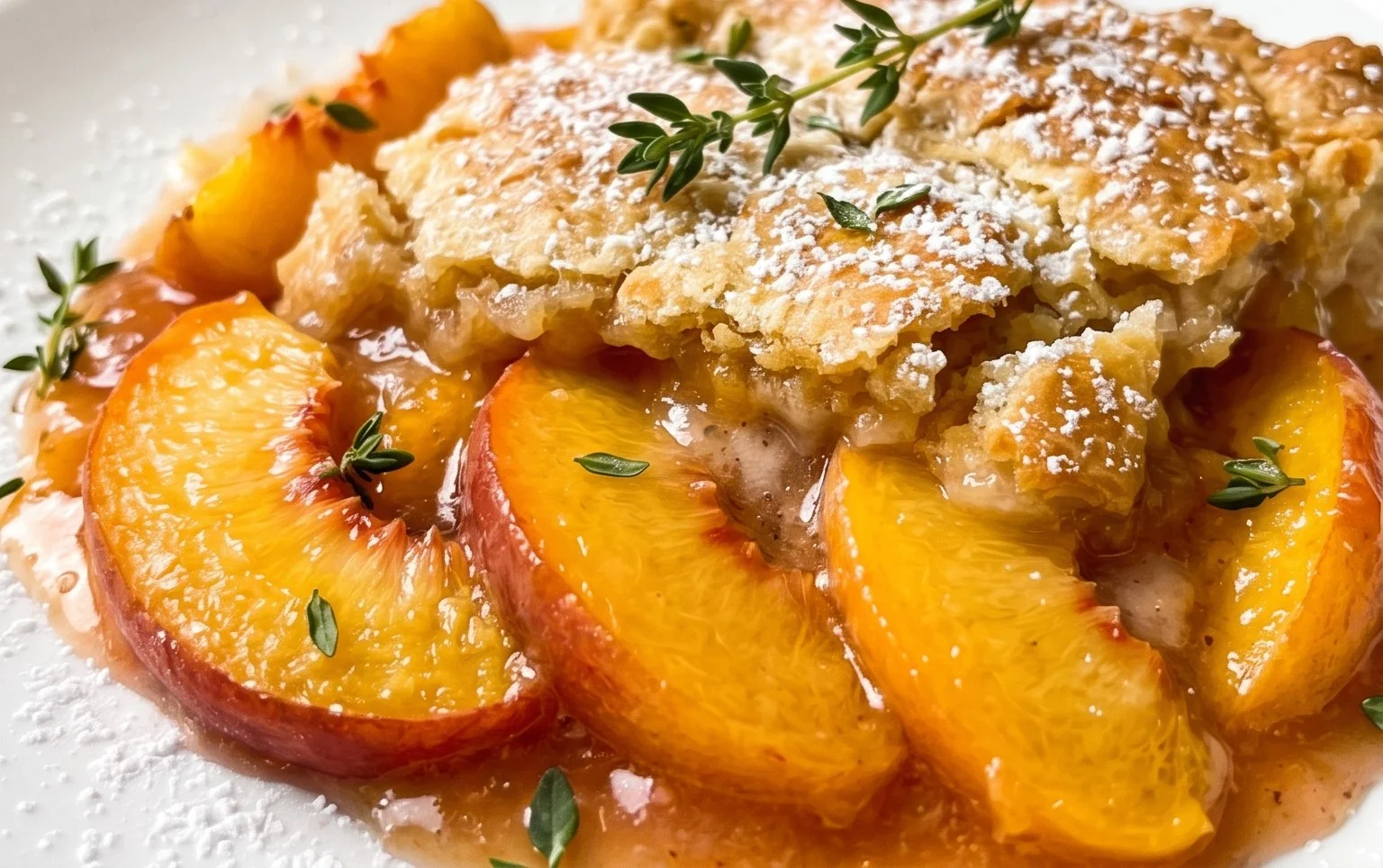 Fresh Peach Cobbler