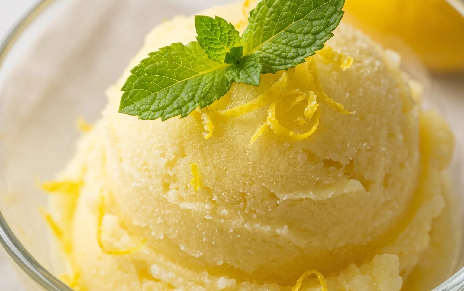 Lemon Sorbet