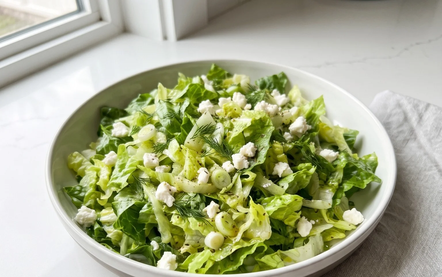 Maroulosalata (Greek Lettuce Salad)