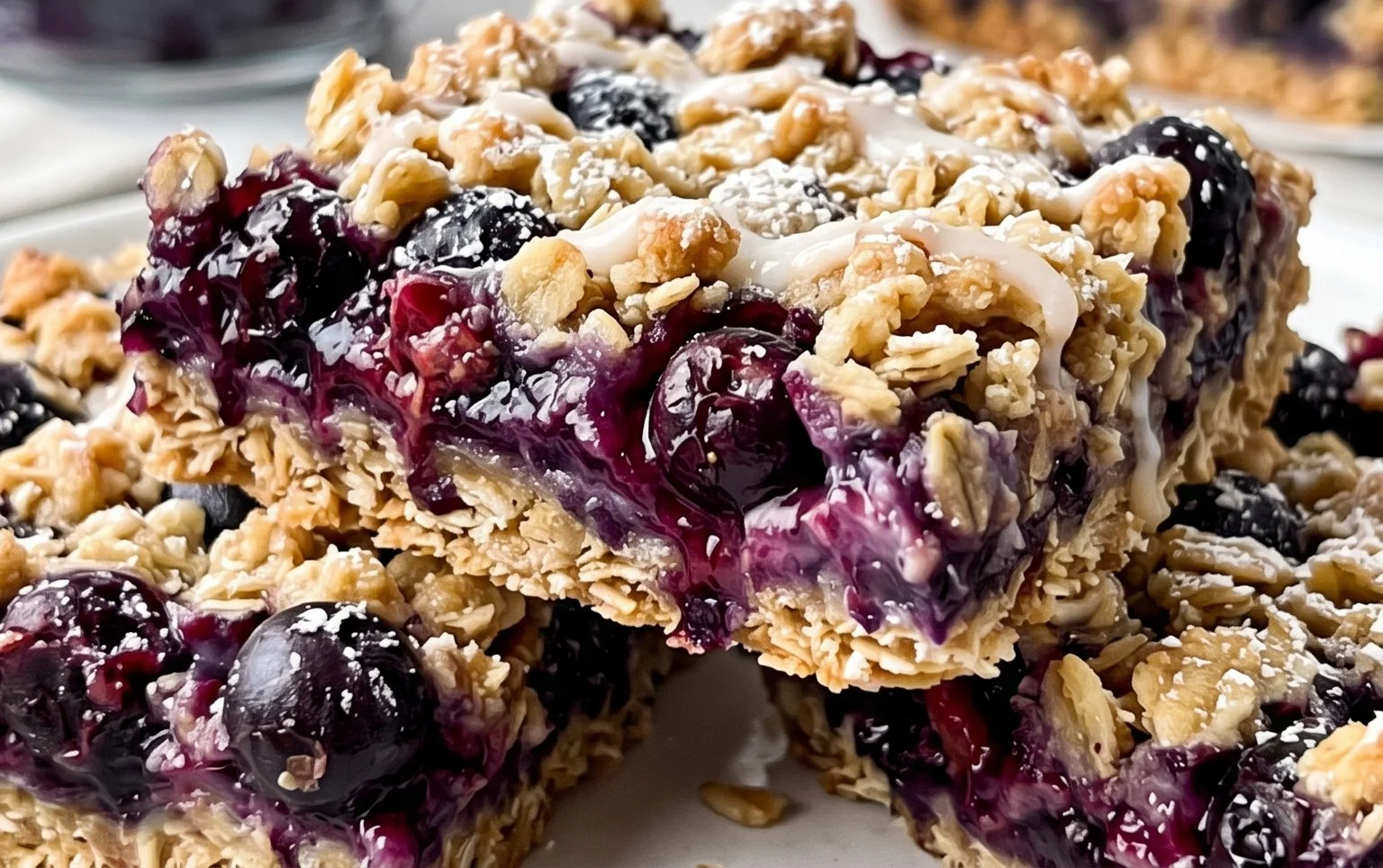 Blueberry Oatmeal Bars