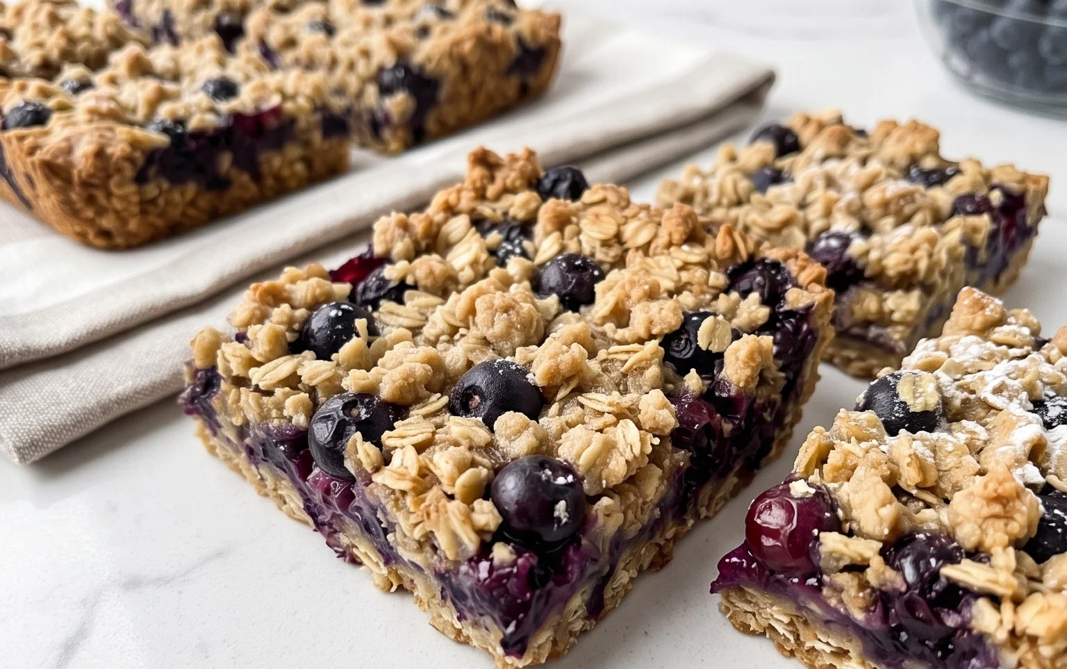 Blueberry Oatmeal Bars