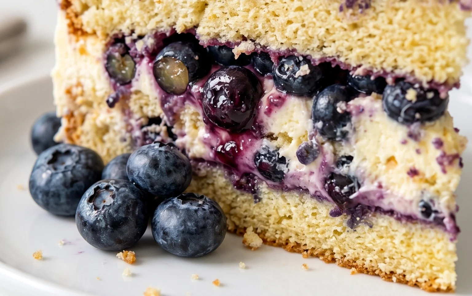 Nova Scotia Blueberry Cream Cake