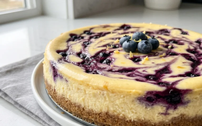 Lemon Blueberry Cheesecake