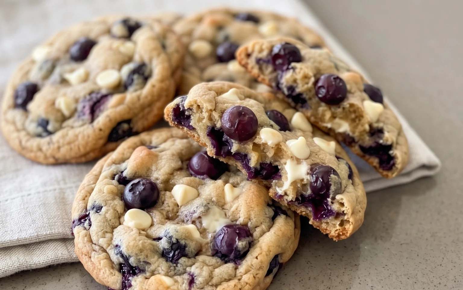 Best Ever Blueberry Cookies
