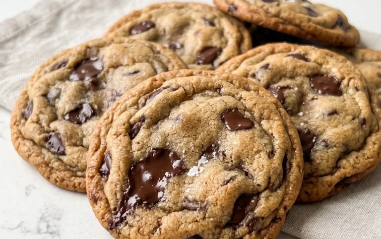 Crispy and Chewy Chocolate Chip Cookies