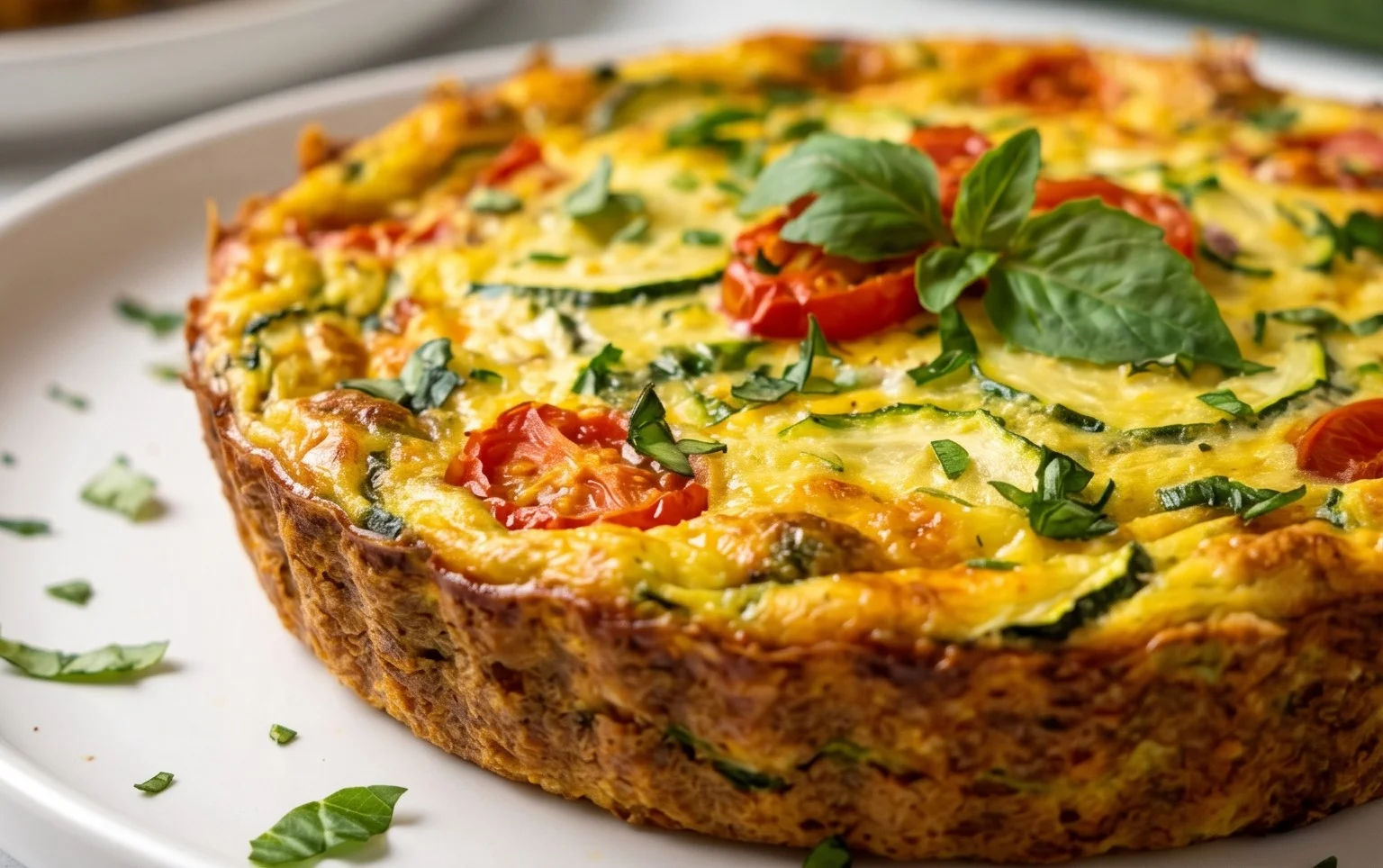 Crustless Zucchini Quiche Recipe