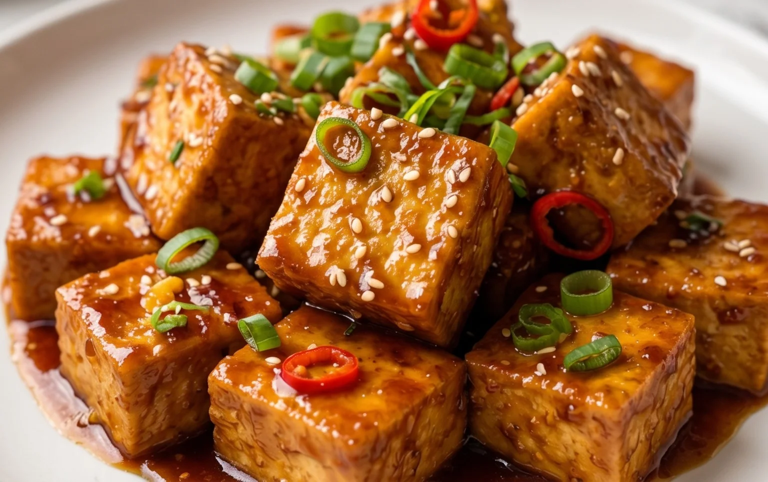Honey Garlic Tofu