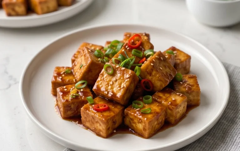 Honey Garlic Tofu