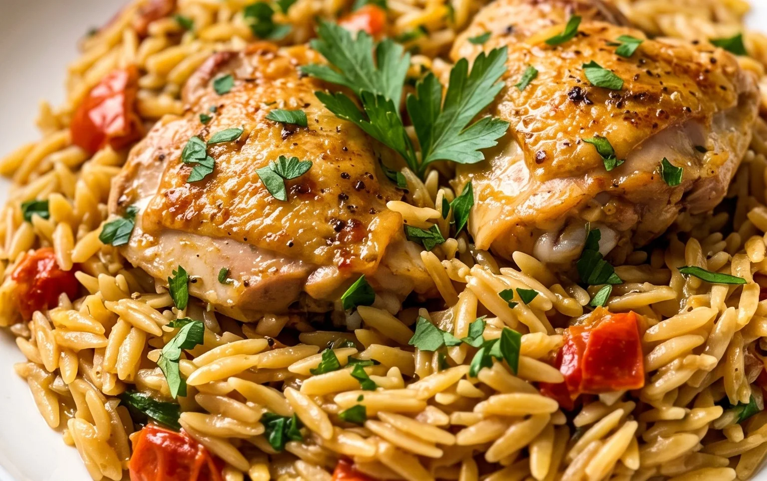 Chicken Orzo (30-Minutes, One-Pan)