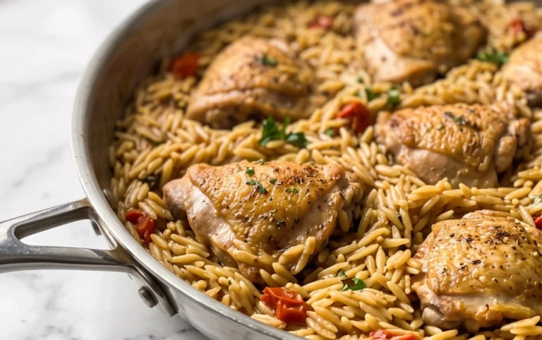 Chicken Orzo (30-Minutes, One-Pan)