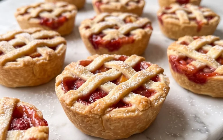 Strawberry Peach Pie Bites