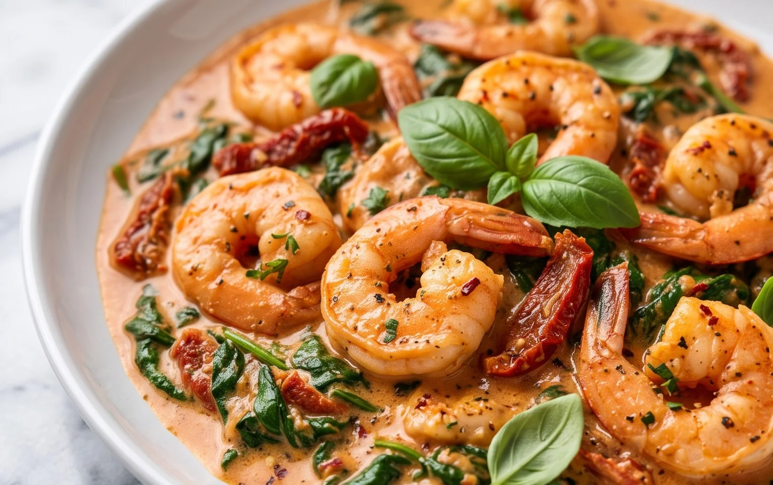 Tuscan Shrimp (One-Pan, 30-Minute Dinner)