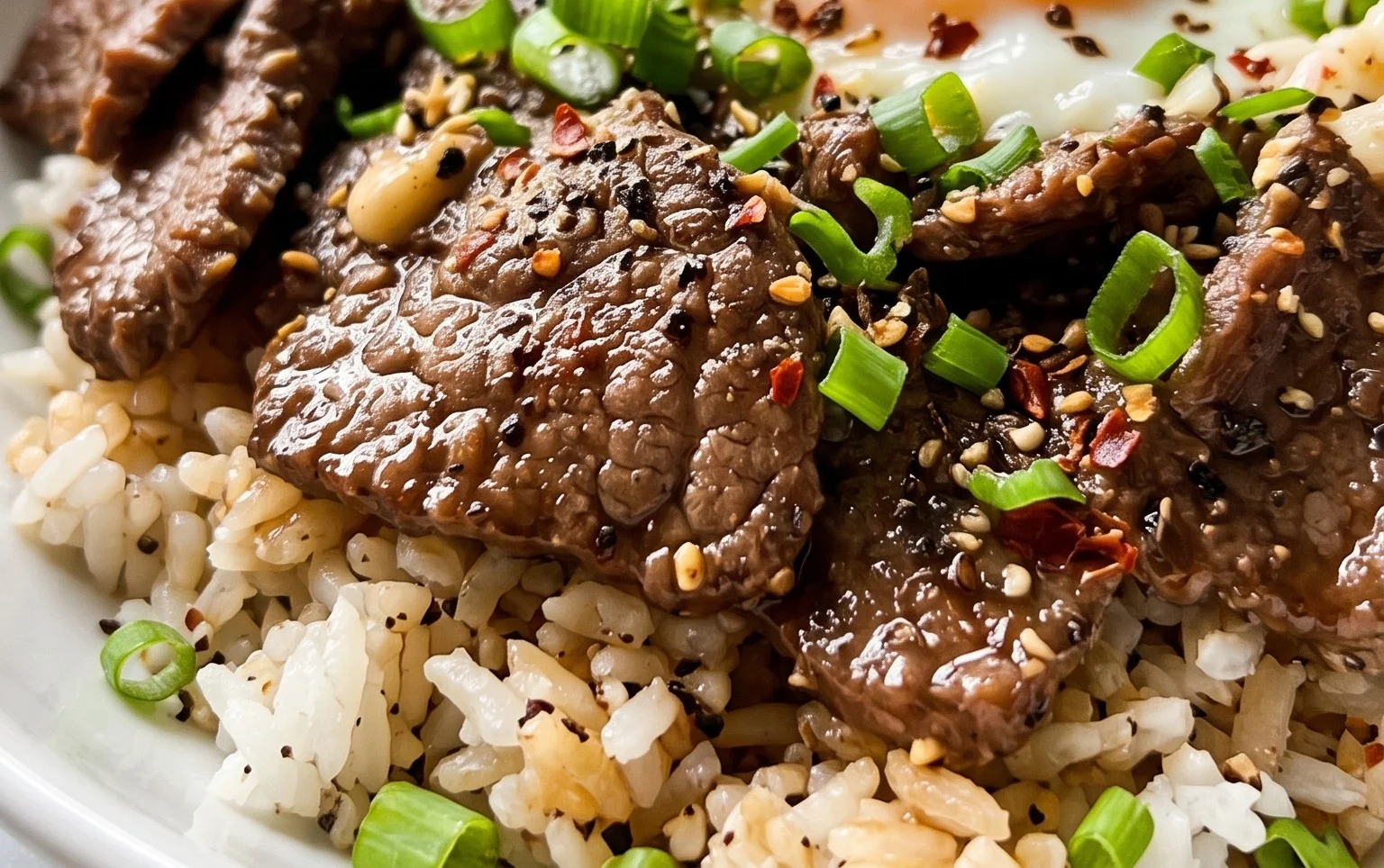 Beef Pepper Rice Bowl is a delicious meal option.