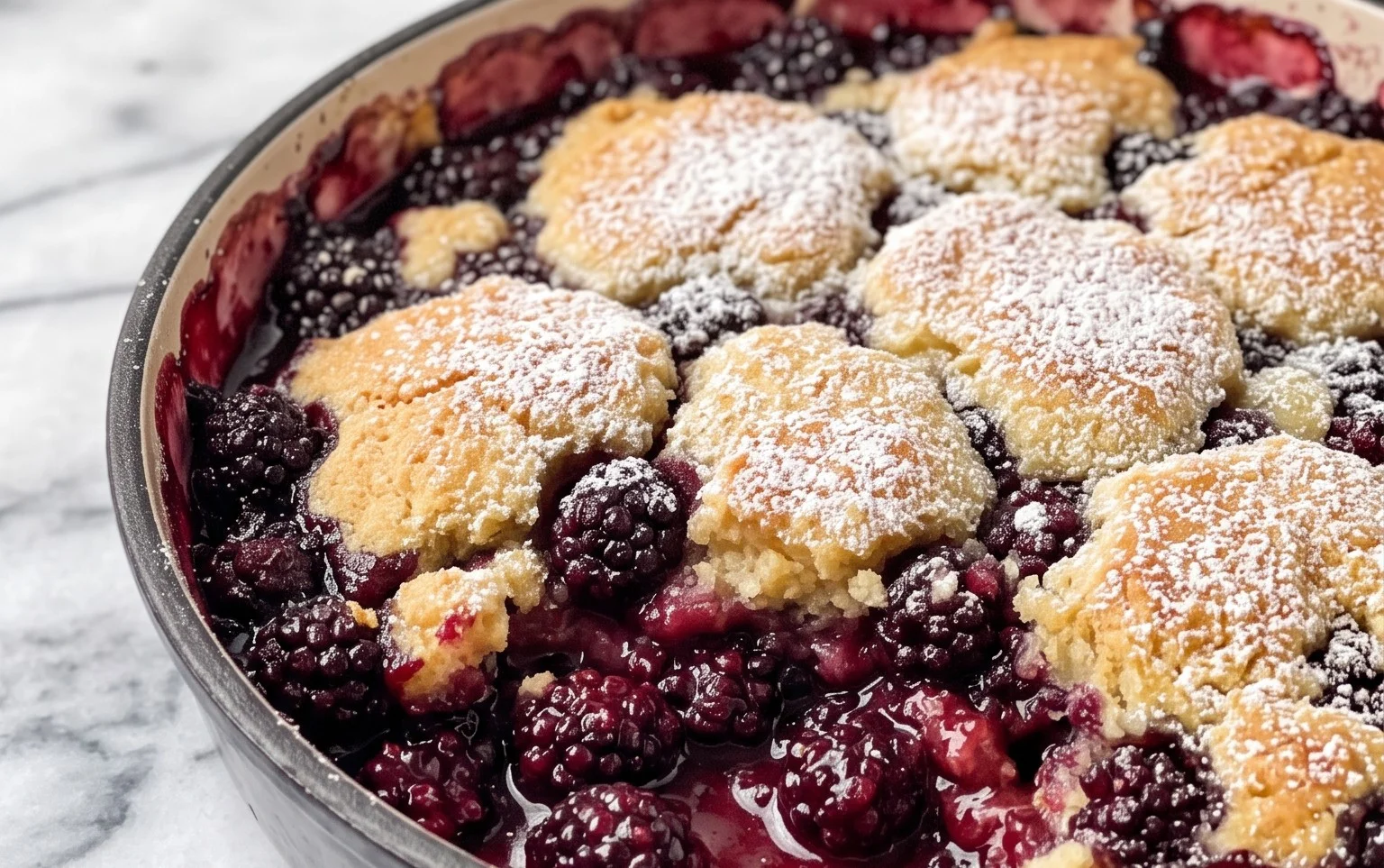 The Pioneer Women's Blackberry Cobbler