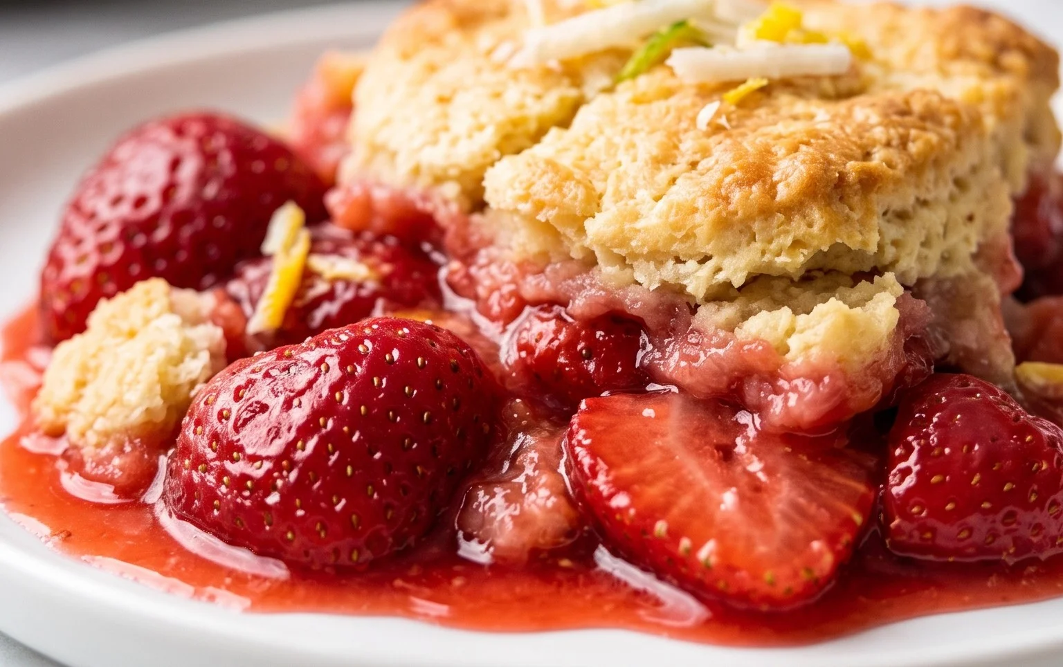 Strawberry Cobbler