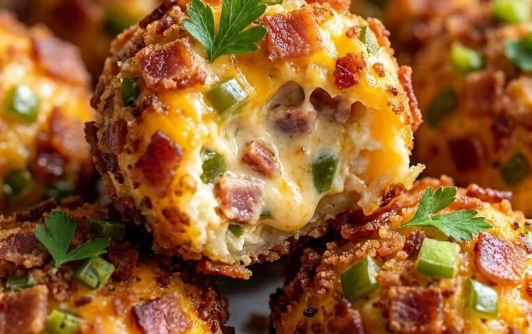Beef Bacon Jalapeño Popper Cheese Balls
