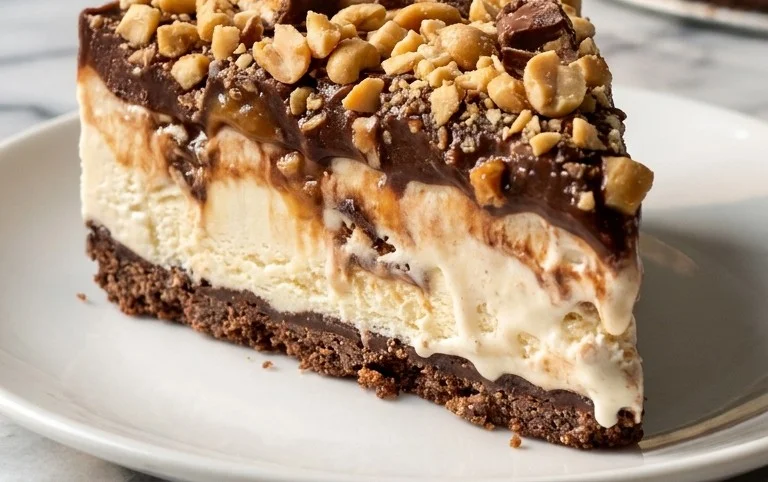 Buster Bar Ice Cream Cake