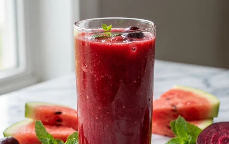 Watermelon Cherry Berry Beet Juice