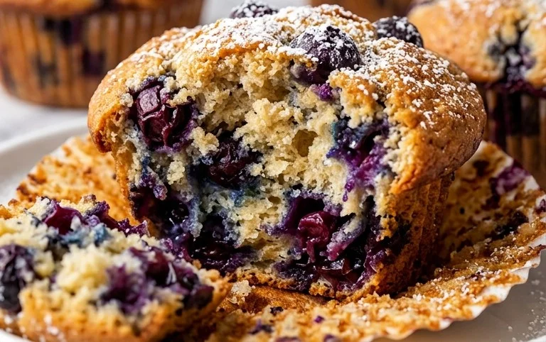 Homemade Blueberry Muffins