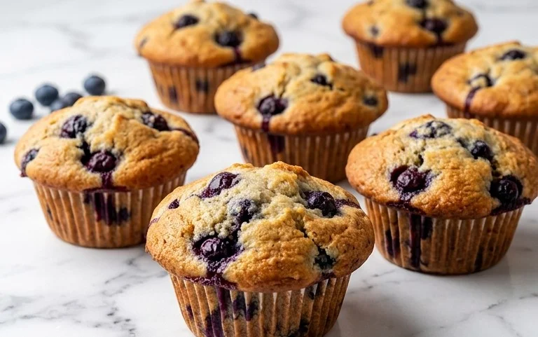 Homemade Blueberry Muffins