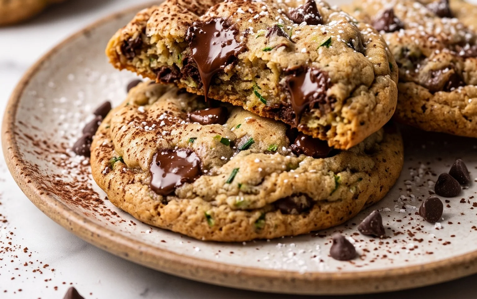 Zucchini Chocolate Chip Cookies