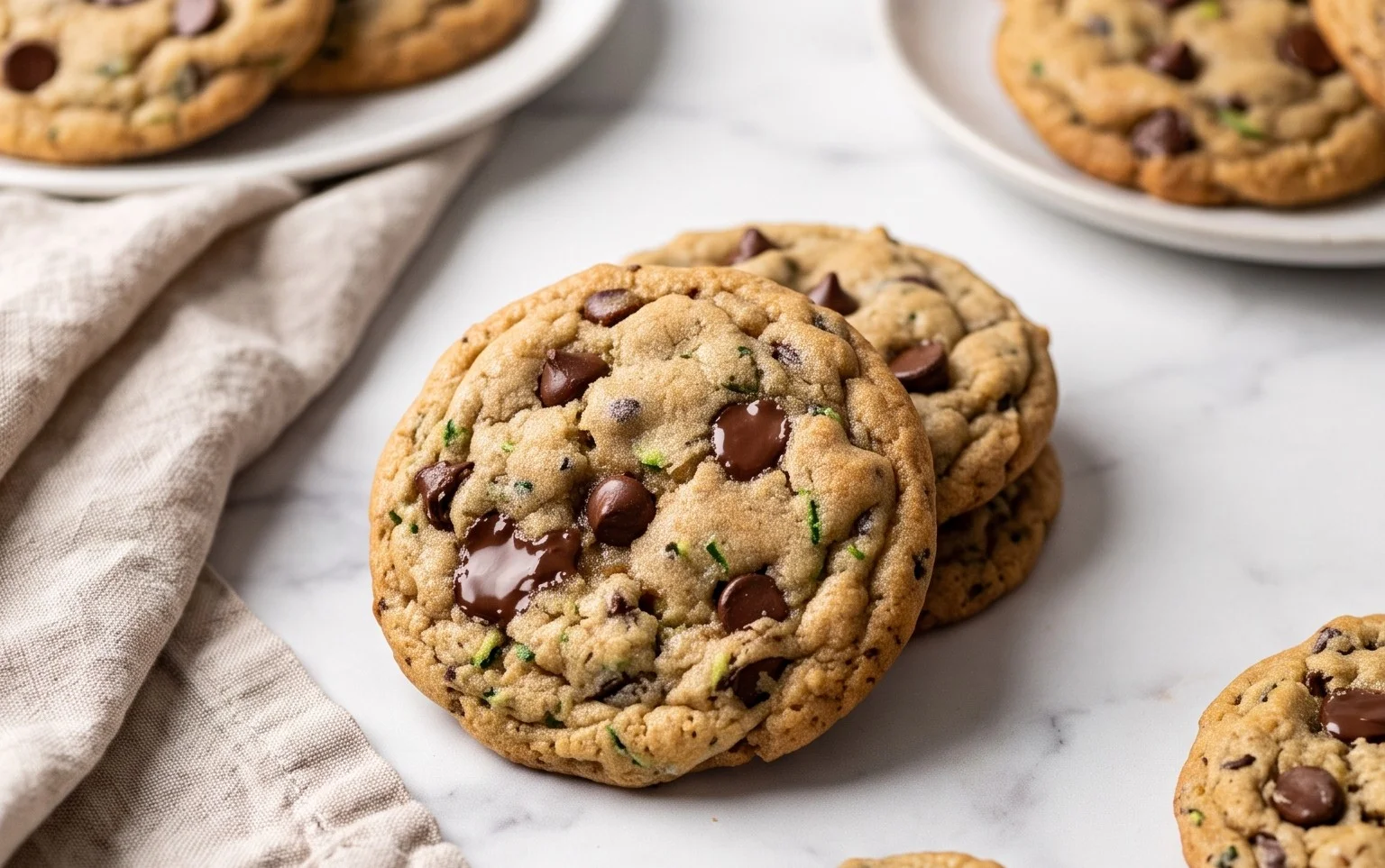 Zucchini Chocolate Chip Cookies