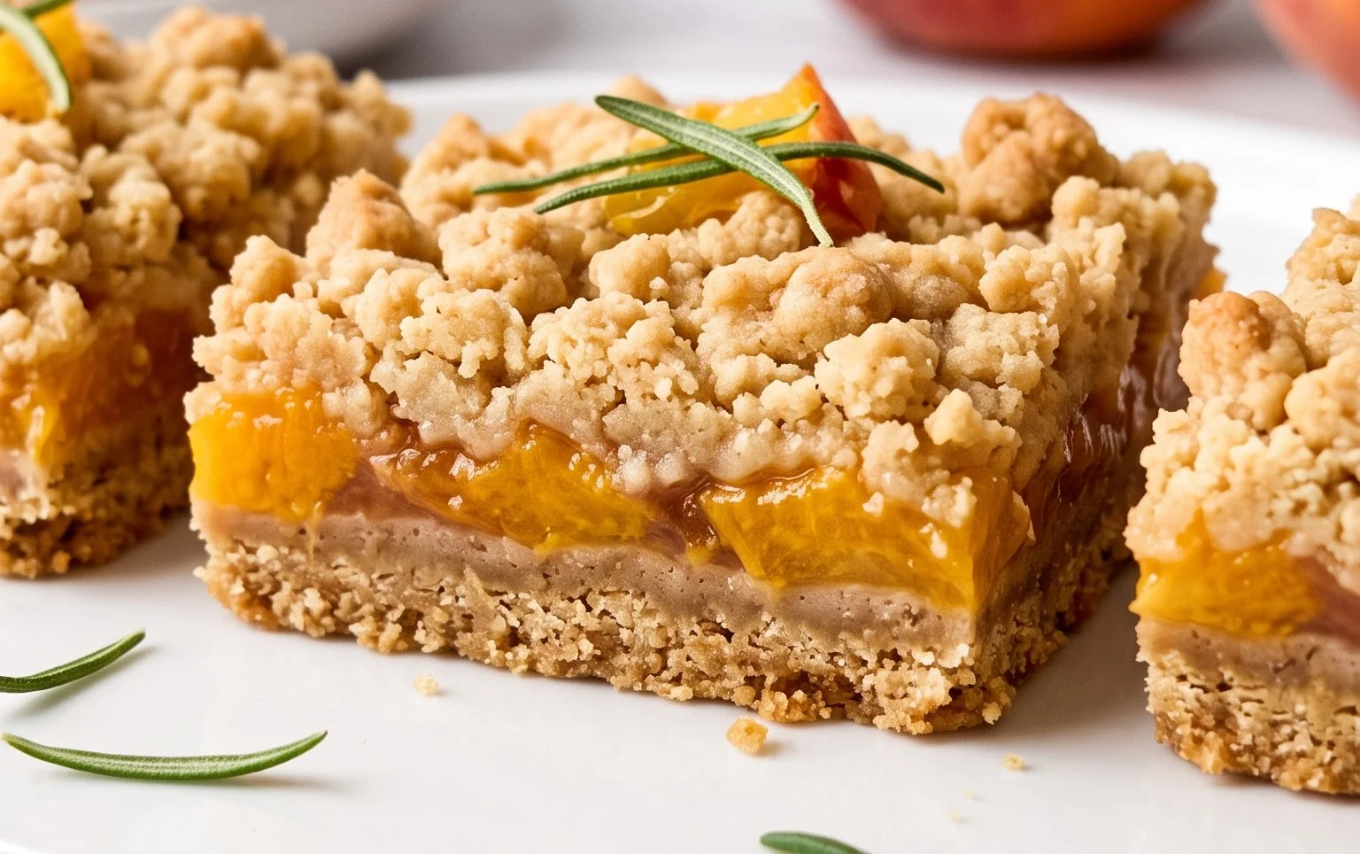Fresh Peach Crum extractb Bars