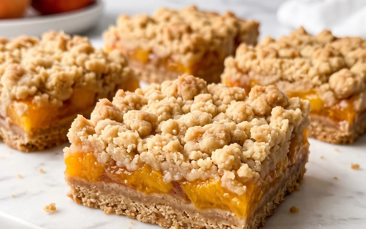 Fresh Peach Crum extractb Bars