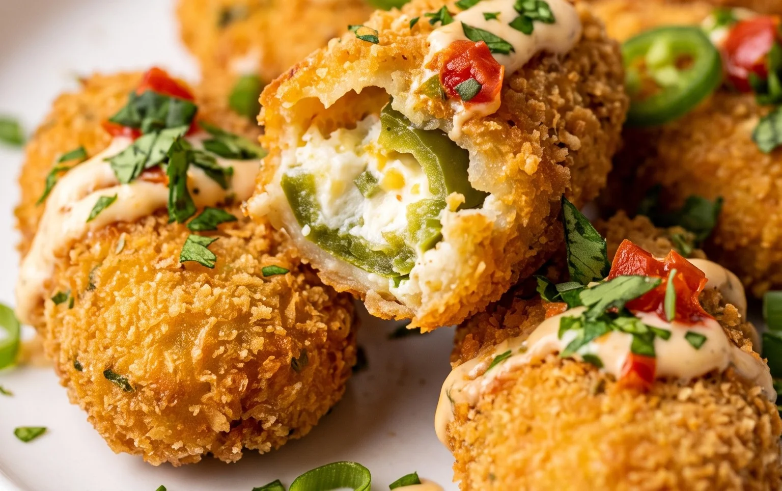 Fried Jalapeno Popper Bites