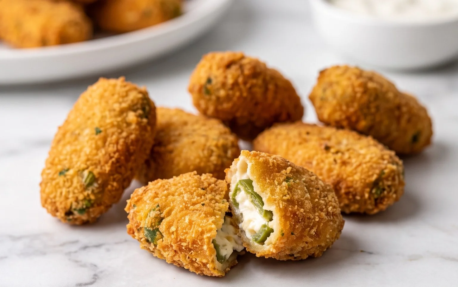 Fried Jalapeno Popper Bites