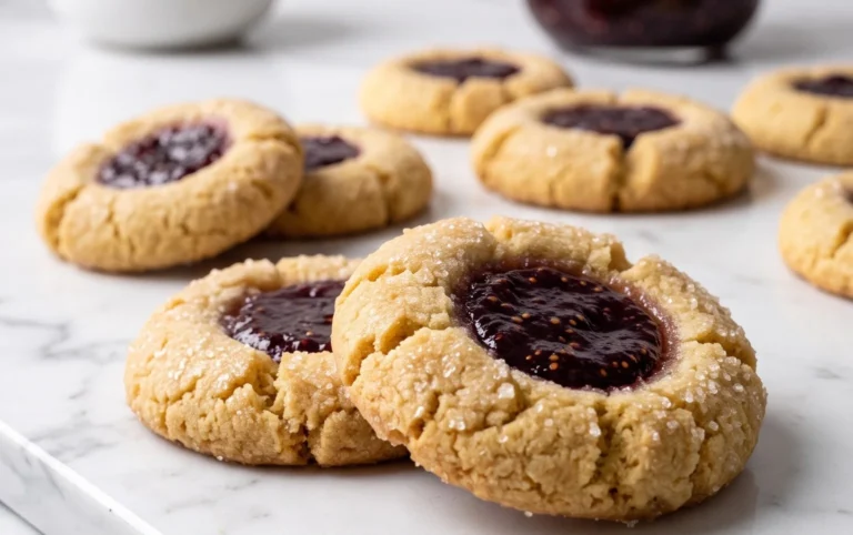 Cardamom Fig Thumbprint Cookies