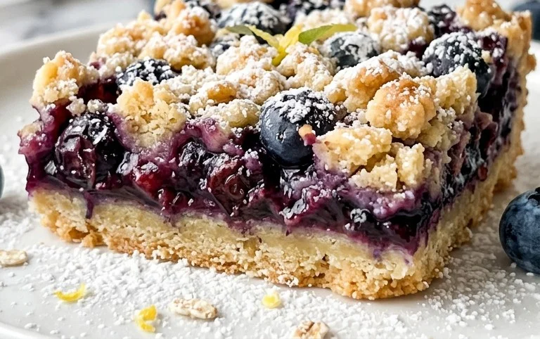 Easy Blueberry Pie Bars